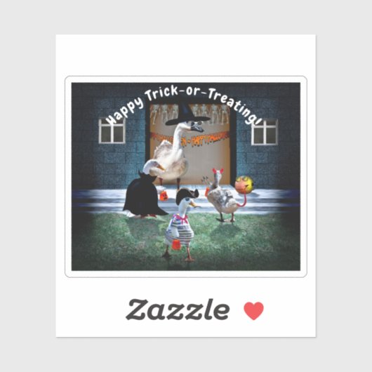 Halloween der Trick-oder-Leckerei Aufkleber (Blatt)