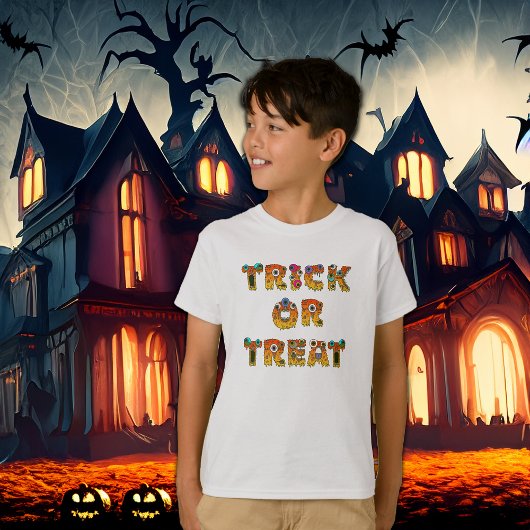 Halloween der Trick oder Treat-Monster T-Shirt
