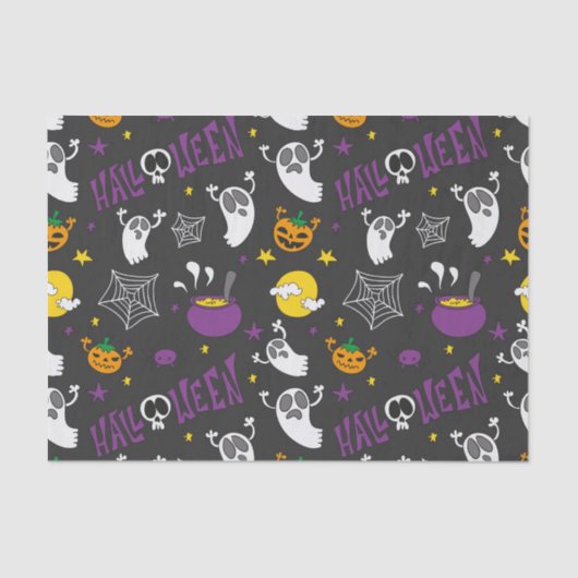 Halloween Design 1 Seidenpapier (Vorderseite)