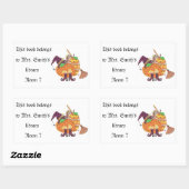 Halloween Design 2013 Bibliothek Aufkleber . (Blatt)