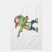 Halloween Design for Baseball Lovers  Geschirrtuch (Vertikal)