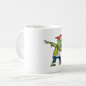 Halloween Design für Baseballliebhaber Kaffeetasse (Vorderseite Links)