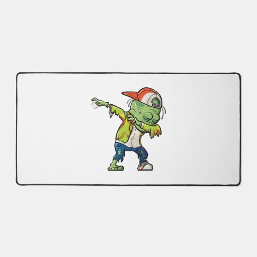 Halloween Design für Baseballliebhaber Schreibtischunterlage (Vorderseite)