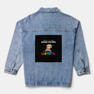 Halloween-Design für Faulenzer, Das ist mein mensc Jeansjacke