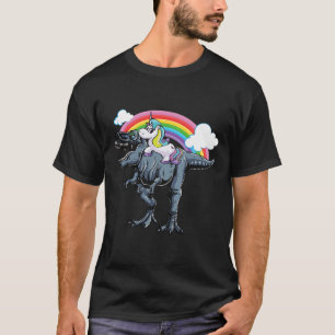 Halloween-Design für Kinder Einhorn reitet auf Din T-Shirt