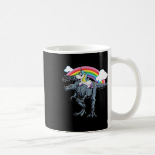 Halloween Design für Kinder Unicorn Riding Dinosau Kaffeetasse