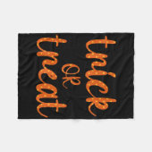 Halloween-Design für niedliche Trick- oder Punkte Fleecedecke (Vorderseite (Horizontal))