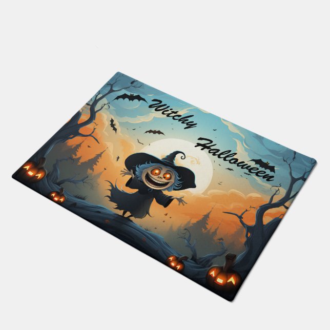 Halloween Design Fußmatte (Schrägansicht)