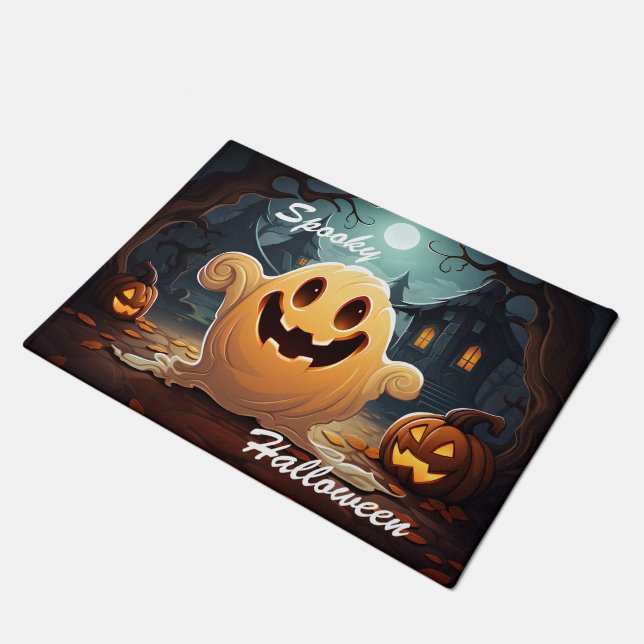 Halloween Design Fußmatte (Schrägansicht)
