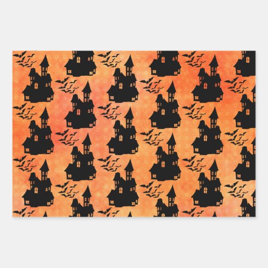 Halloween Design Geschenkpapier Set (Vorderseite 3)