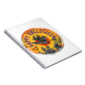 Halloween Design Happy Halloween Hexe Notizblock (Rechte Seite)