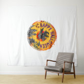 Halloween Design Happy Halloween Hexe Wandteppich (Beispiel (Horizontal))