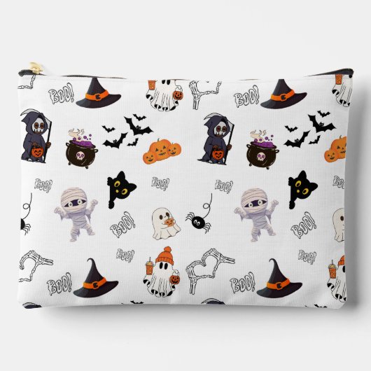 Halloween Design Makeup Bag Zubehörtasche (Vorderseite)