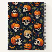 Halloween-Design-Notebook Notizblock (Rückseite)