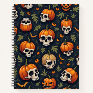 Halloween-Design-Notebook Notizblock