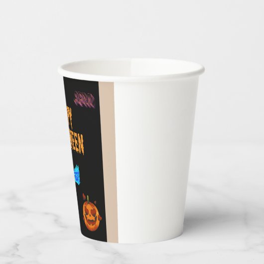 Halloween Design Pappbecher (Links)