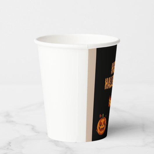 Halloween Design Pappbecher (Rechts)
