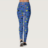 Halloween Design Pattern Leggings (Rückseite)