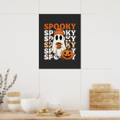 Halloween-Design Poster (Küche)
