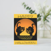 Halloween-Design Postkarte (Stehend Vorderseite)