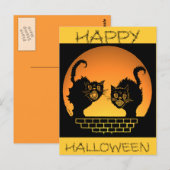Halloween-Design Postkarte (Vorne/Hinten)