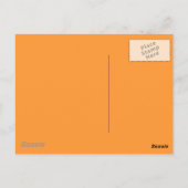 Halloween-Design Postkarte (Rückseite)