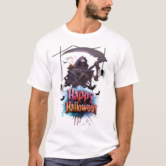Halloween-Design T-Shirt (Vorderseite)