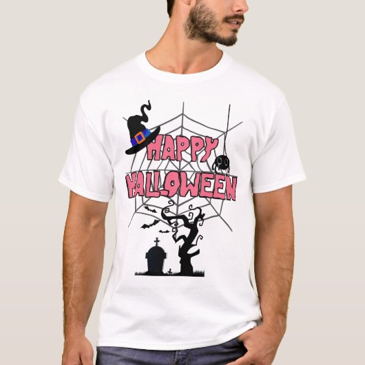 Halloween-Design T-Shirt (Vorderseite)