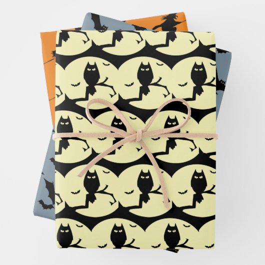 Halloween Design Wrapping Paper-Sets Geschenkpapier Set (Beispiel)