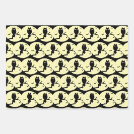 Halloween Design Wrapping Paper-Sets Geschenkpapier Set