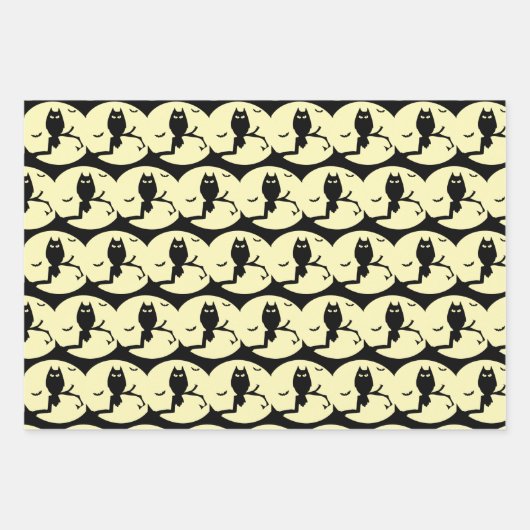 Halloween Design Wrapping Paper-Sets Geschenkpapier Set (Vorderseite)