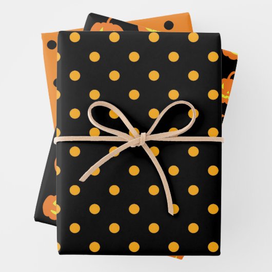 Halloween Design Wrapping Paper-Sets Geschenkpapier Set (Beispiel)