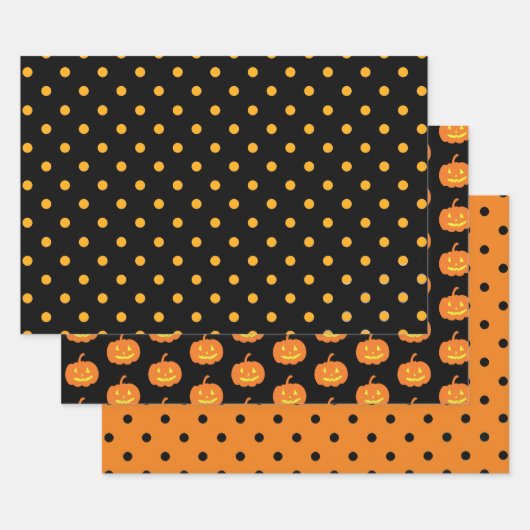 Halloween Design Wrapping Paper-Sets Geschenkpapier Set (Set)