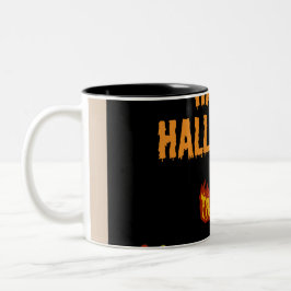 Halloween Design Zweifarbige Tasse