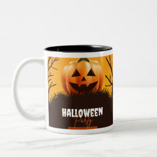 Halloween Design Zweifarbige Tasse