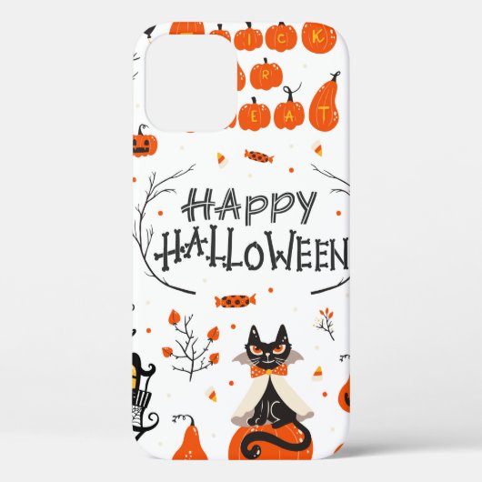 Halloween Designelemente. Halloween-Cliparts mit Case-Mate iPhone Hülle (Rückseite)