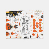 Halloween Designelemente. Halloween-Cliparts mit Fleecedecke (Vorderseite (Horizontal))