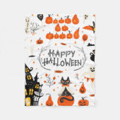 Halloween Designelemente. Halloween-Cliparts mit Fleecedecke (Vorderseite)