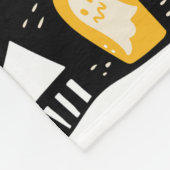 Halloween Designelemente. Halloween-Cliparts mit Fleecedecke (Ecke)