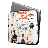 Halloween Designelemente. Halloween-Cliparts mit Laptopschutzhülle (Vorderseite Links)