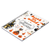 Halloween Designelemente. Halloween-Cliparts mit Notizblock (Linke Seite)