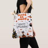 Halloween Designelemente. Halloween-Cliparts mit Tasche (Von Nahem)