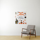 Halloween Designelemente. Halloween-Cliparts mit Wandteppich (Beispiel)