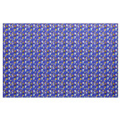 Halloween Designs Icons auf Blue Stoff (Fat Quarter (45,7 x 55,9 cm))
