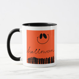 Halloween-Designs in Orange Tasse