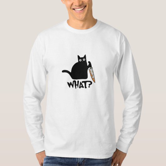 Halloween Detective Cat: "Ist das dein Geist heute T-Shirt (Vorderseite)
