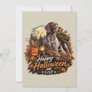 Halloween Deutsch Kurzhaar Einladung