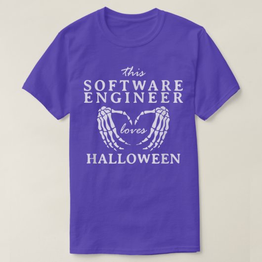 Halloween Developer S T-Shirt (Design vorne)