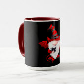 Halloween Devil Gnome Tasse (Vorderseite Links)