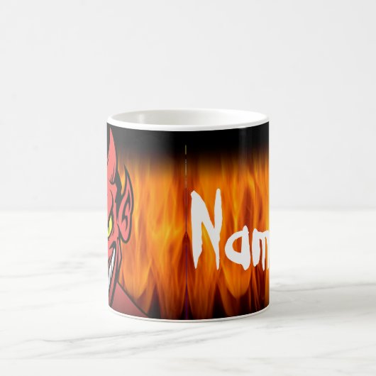 Halloween Devil Personalisiert Coffee Tasse, Cup Kaffeetasse (Mittel)